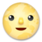 Full Moon With Face emoji on LG